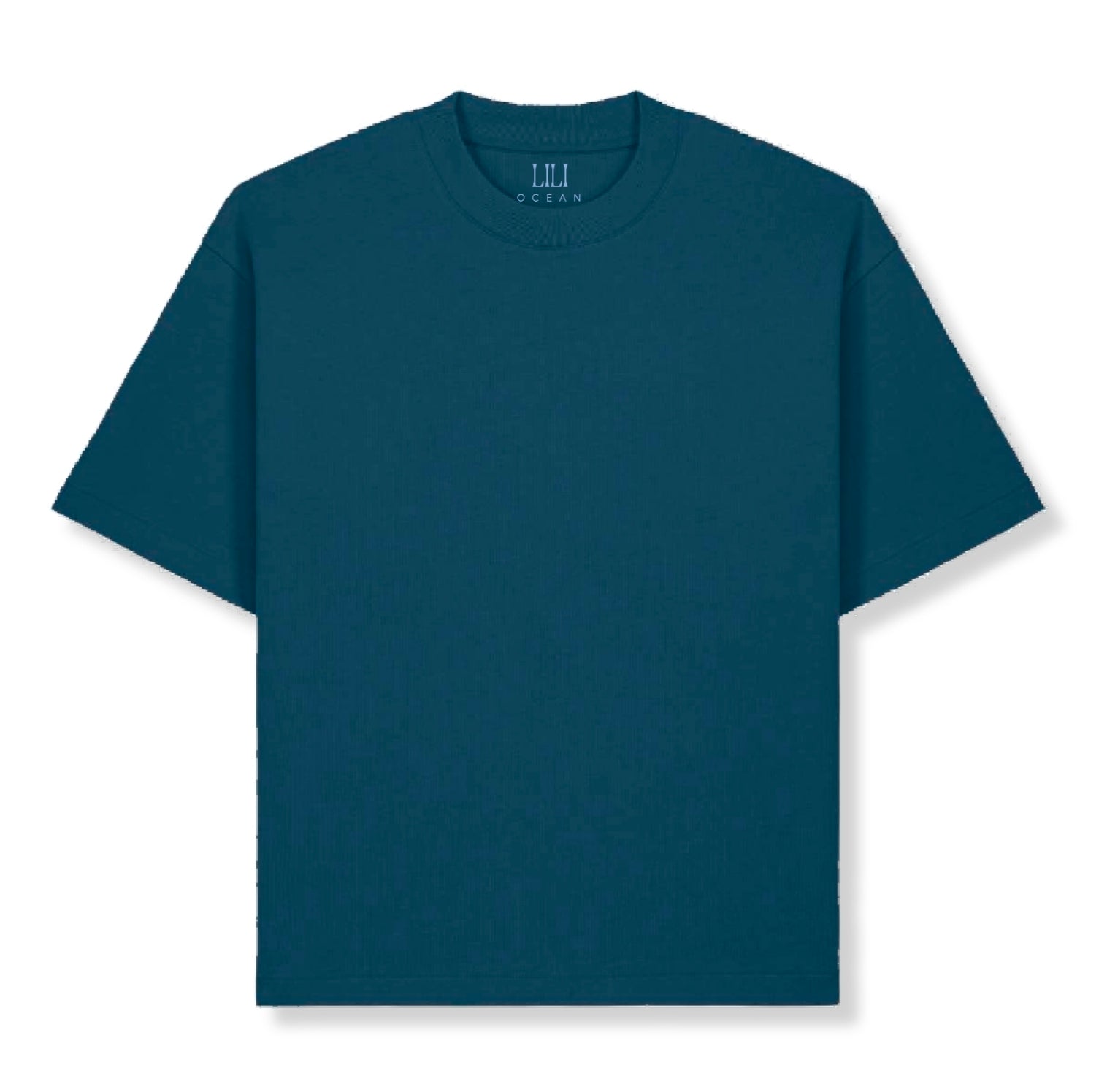 T-Shirt manche courtes overzise Bleu canard - Chloé