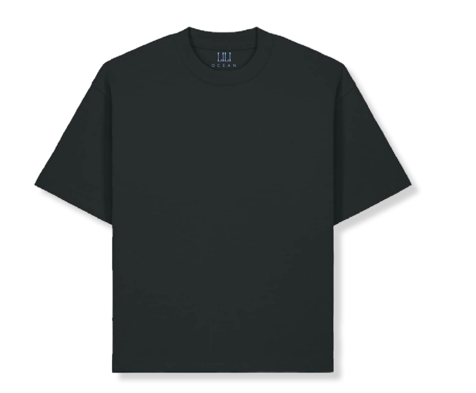 T-Shirt manche courtes overzise noir - Roméo